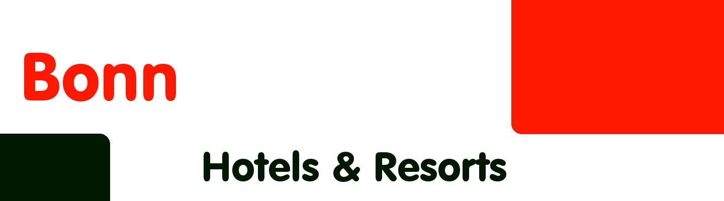 Best hotels & resorts in Bonn - Rating & Reviews